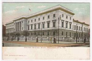 US Mint Philadelphia Pennsylvania 1905c postcard