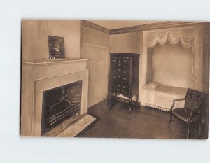 Postcard Bedroom of Martha at Monticello Charlottesville Virginia USA
