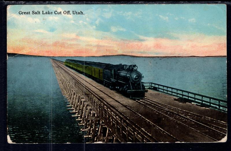 Train Great Salt Lake Cut Off,UT BIN