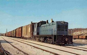 Boston & Maine 1204 Railroad Train Switcher Mechanicville New York postcard
