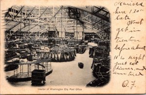 Washington D C Post Office Interior 1906