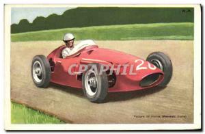 Postcard Old Automobile Racing Car Maserati Italy