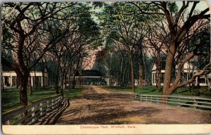 View of Chautauqua Park, Winfield KS Vintage Postcard J32