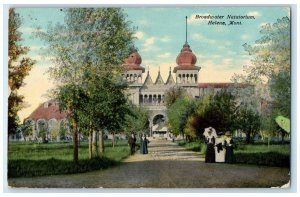 1913 Broadwater Natatorium Helena Montana MT Antique Posted Postcard