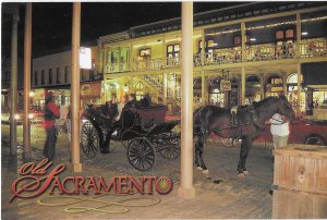 Old Sacramento Restored to Original Gold Rush Days Sacramento California