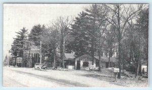 NORTH KENNEBUNKPORT, Maine ME  Roadside LEDGEWOOD DINING ROOM c1940s Postcard