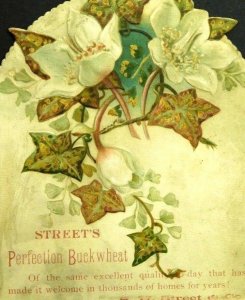 Die Cut S.H. Street & Co Perfection Buckwheat Victorian Trade Card #2 C4