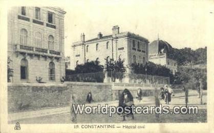 Hopital Civil Constantine Algeria, Africa, Unused 