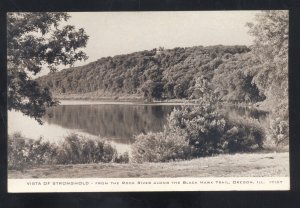 RPPC OREGON ILLINOIS BLACK HAWK TRAIL LOT OF 11 CR CHILDS REAL PHOTO POSTCARDS