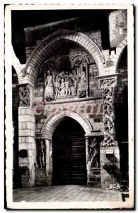 Old Postcard Souillac Church Abbaliale Romano Byzantine style The Portal