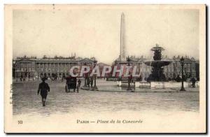 Paris Postcard Old Place Concorde