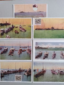 WWI GERMANY JAPAN WAR TROPHY U-BOAT PC warship submarine RESTORATION WW I STAMP