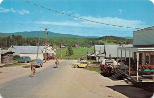 ELK CITY Idaho Street Scene Gold Mining Town c1950s Chrome Vintage Postcard
