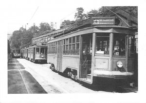 Pittsburgh Railways Jones Car & Others at South Hills Jct. Barn - Pittsburgh,...