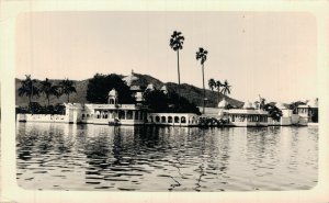 India View Panorama Temples in the Water RPPC 06.95