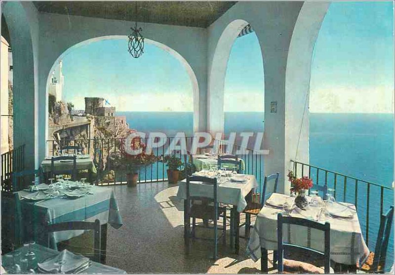 Modern Postcard Amalfi A terrace of Hotel Riviere