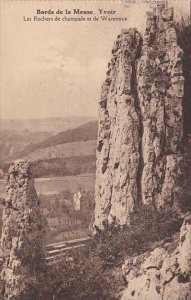 Belgium Yvoir Les Rochers de champale et de Waremme 1928