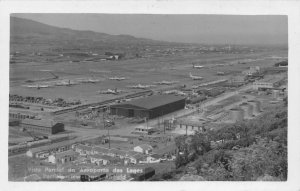 RPPC Vista Parcial Aeroporto das Lages Lajes Airport Portugal Vintage Postcard