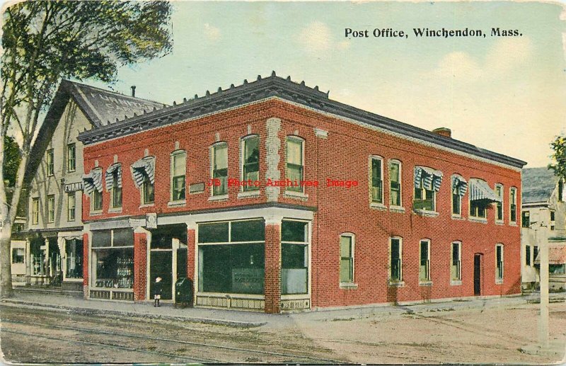 MA, Winchendon, Massachusetts, Post Office Building, Exterior View