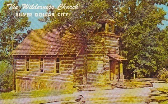 The Wilderness Log Church Silver Dollar City Marvel Cave Park Branson Missouri