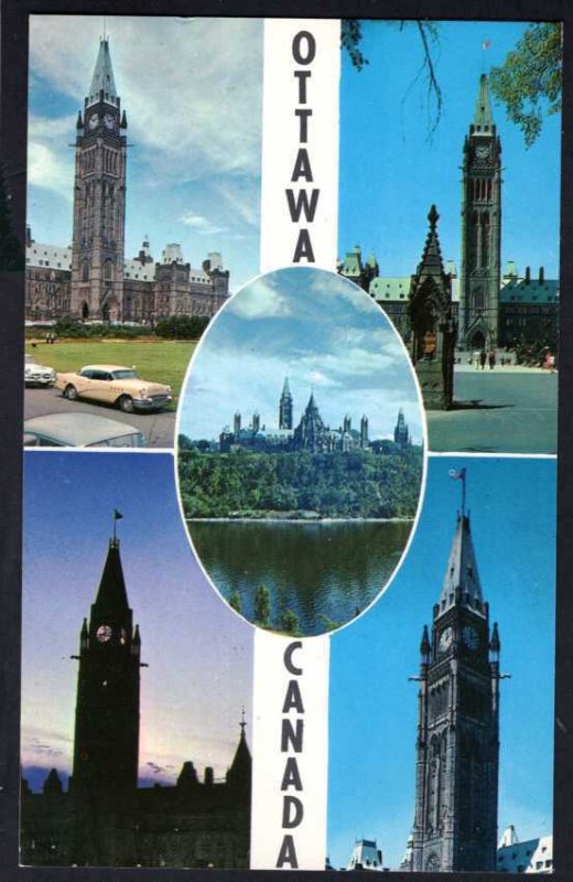Ontario OTTAWA MultiView The Canadian Houses of Parliament Chrome