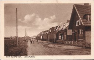 Netherlands Koninginneweg IJselmonde Vintage Postcard 09.31