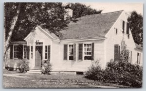 Hanover NH~Next to Nothing House Daniel Webster House B&W~Vintage Postcard