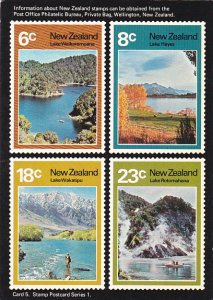 Stamps Of New Zealand Lake Issues