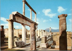 postcard Italy - Pompei - Forum - Western portico