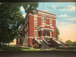 Vintage Postcard 1947 William N. Jones Memorial Hospital Sherman Texas