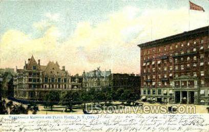 Vanderbilt Mansion & Plaza Hotel New York City NY 1906