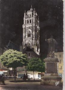 BF20133 rodez le clocher de la cathedrale ilumine france  front/back image