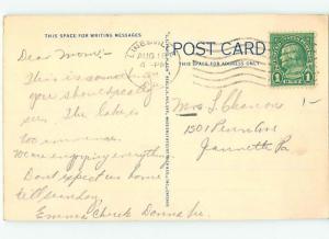 Linen BRIDGE SCENE Linesville Pennsylvania To Andover Ohio OH H8646