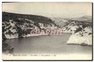Postcard Old Bay of Cassis Port Miou general view