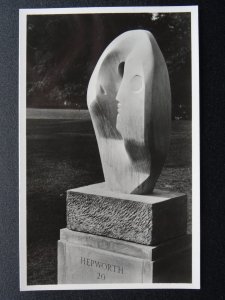 London Battersea Park Sculpture Exhibition HEPWORTH - BIOLITH 1951 RP Postcard