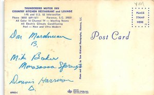 Thunderbird motor in Country kitchen restaurant Florence, SC