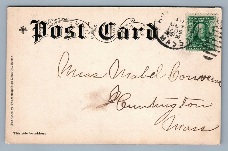 VINEYARD HAVEN MA THE FASHMOO INN ANTIQUE POSTCARD  