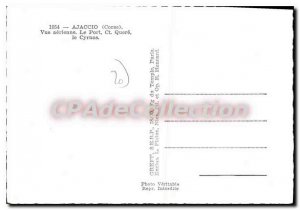 Modern Postcard View Aerienne Ajaccio Port Quere