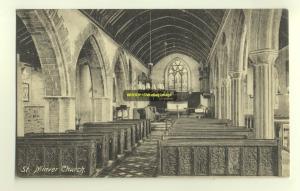 cu0966 - St Minver Church , Cornwall - postcard