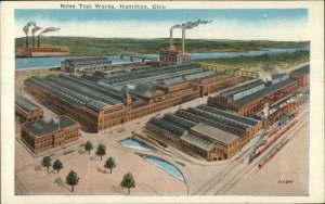 Hamilton OH Niles Tools Works Factory c1920 Postcard