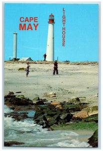 c1950's View Of Light House Cape May New Jersey NJ Unposted Vintage Postcard