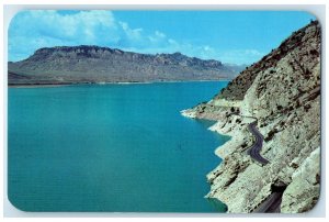 c1950 Lake Shore Drive Shoshone Reservoir On Cody Road Yellowstone Park Postcard