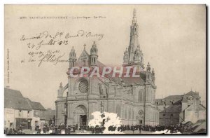 Postcard Old Ste Anne D & # 39Auray Basilica The Beach