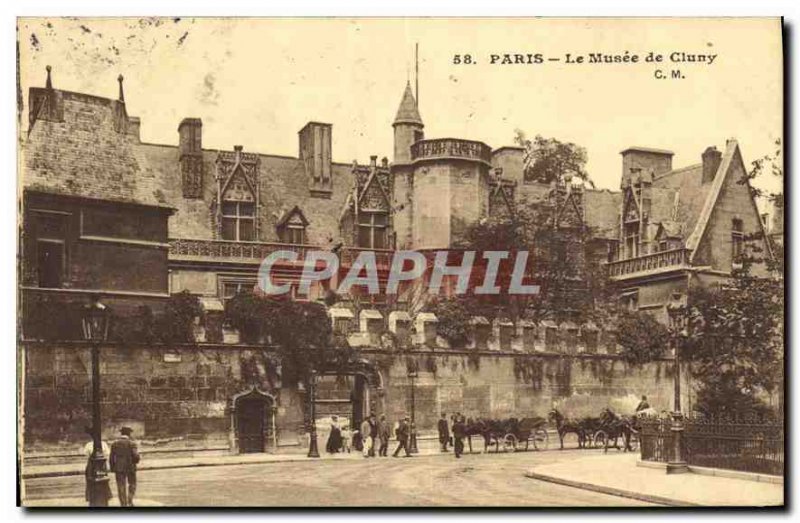 Postcard Old Paris Le Musee de Cluny