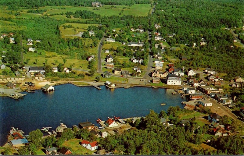 Maine Greenville Aerial View