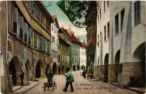 CPA ANNECY La rue Ste Claire (618398)