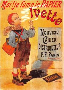 BF40815 friandisesivette noi fume le papier child  advertising modern edition