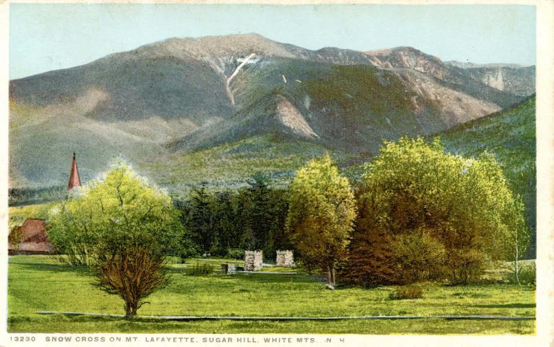 NH - Sugar Hill. Mt Lafayette, Snow Cross