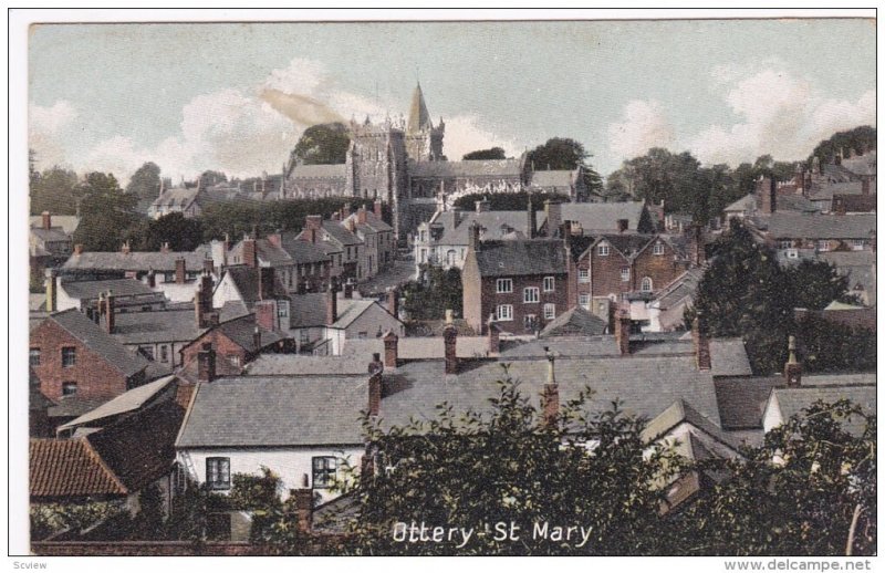 OTTERY ST. MARY, Devon, England, United Kingdom; BIrd's Eye View, 1900-10s