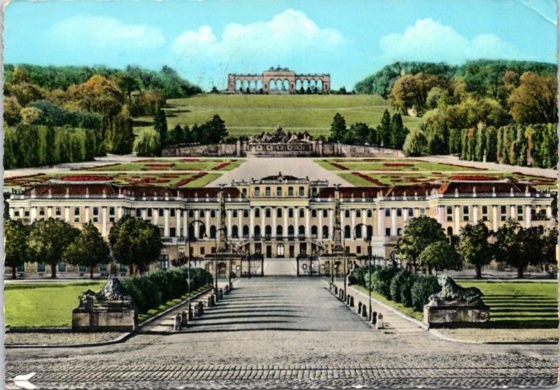 Postcard Austria Vienna Castle of Schoenbrunn - The Gloriette